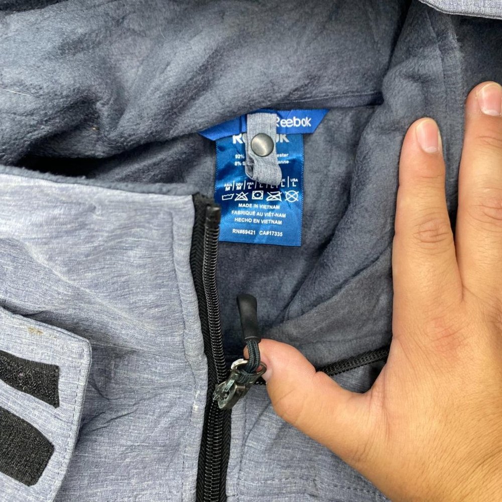 Grey Heavy Duty Reebok Jacket - Picture 3 of 4